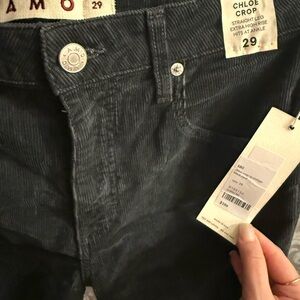 AMO Chloe Crop Corduroy Pants